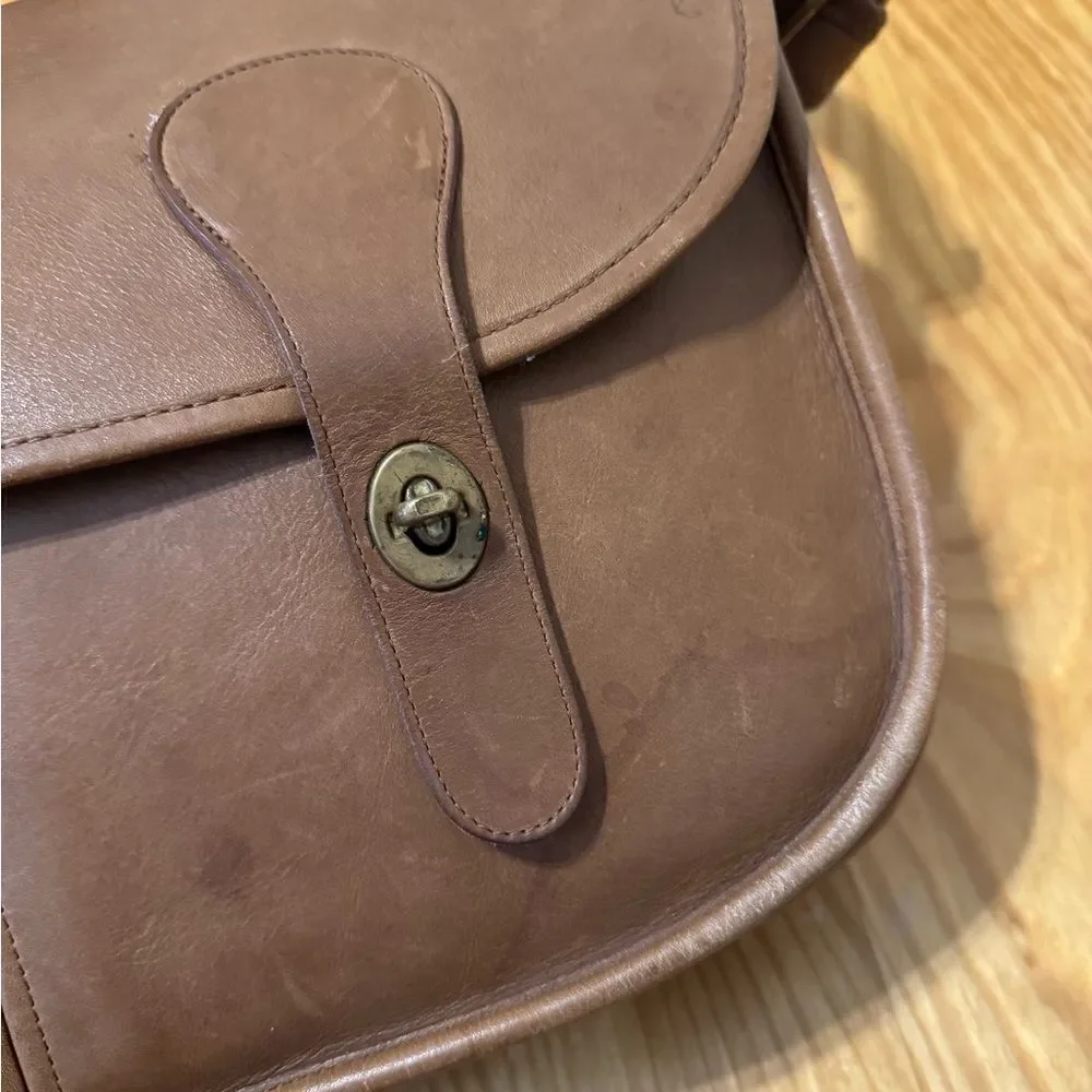 Vintage Coach Musette Leather Messenger Bag Briefcase Laptop Bag 238-5643